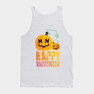 HAPPY VACCIWEEN HALLOWEEN Tank Top